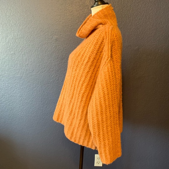 NWT FREE PEOPLE Fluffy Chunky High Neck Sweater - Picture 4 of 8